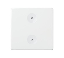 Сенсорный 2-кл выключатель без маркировки, белый  8000621-030  Simon