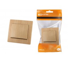 Выключатель 1 кл. 10А "ЭКО" (сосна) "Таймыр"  SQ1814-0201  TDM