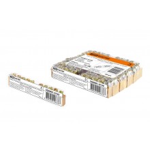 Шина "N" нулевая 6х9мм 10/2 (10 групп/крепеж по краям) инд. стикер  SQ0801-0159  TDM