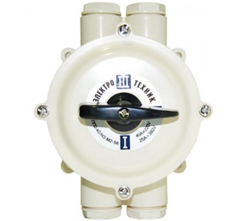 ПП 2-40/Н3 М2 пл. 56 (40А, пластмассовый корпус, IP56), переключатель пакетный (ЭТ)  ET008600  Электротехник