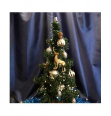 Гирлянда линейная Роса (на плоском проводе) 220V, 200 LED 20м, 2700K, IP 20,  зеленый шнур шнур 3м, CL582  48631  FERON