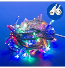 Гирлянда светодиодная  с эффектом мерцания  ULD-S1000-120/TWK MULTI IP67   10м. соед. 120 диодов. мультиколор. шнур белый  UL-00001353  Uniel