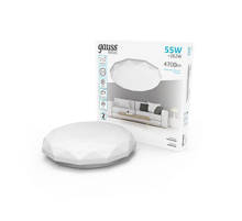 Светильник светодиодный бытовой Basic Space Diamond НПС 55W 4700lm 4000K 220-240V IP20 500*80 LED 1/10  995439260  Gauss