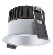 Светильник светодиодный ДВО-8Вт 3000K 8(6/4)Вт 680(80/50%)лм IP44 CRI90упр антиблик защитный  угол 70° серый SPOT    4058075799882  LEDVANCE