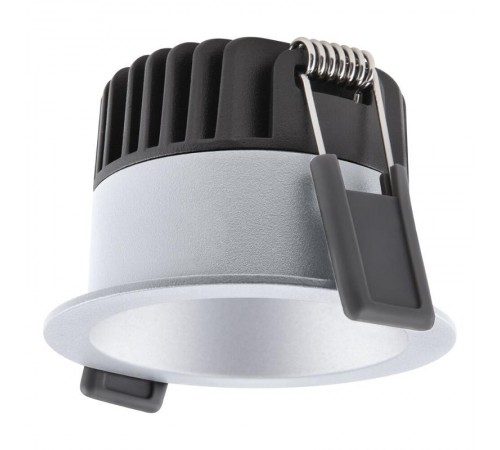 Светильник светодиодный ДВО-8Вт 3000K 8(6/4)Вт 680(80/50%)лм IP44 CRI90упр антиблик защитный  угол 70° серый SPOT    4058075799882  LEDVANCE