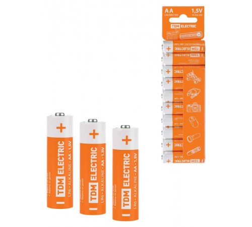 Элемент питания LR6 AA Alkaline 1,5V SC-10  SQ1702-0058  TDM