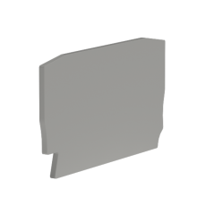 Крышка для клеммы 2 точки подключения на 4 кв.мм  ZEFC401GR  DKC