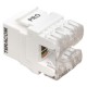 Модуль Keystone TERACOM PRO Cat.6 RJ-45 неэкранированный 110 IDC 180 градусов белый  TRP-KSTN-180D-6UTP-WH  EKF