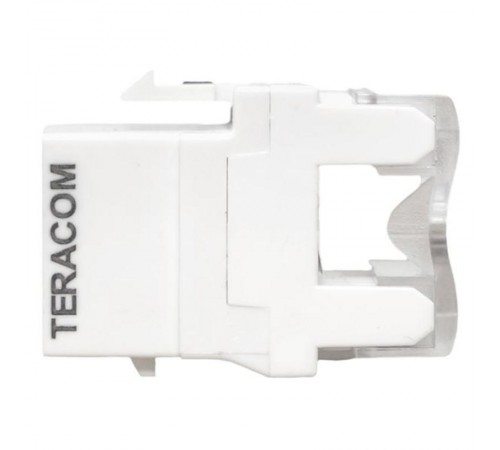 Модуль Keystone TERACOM PRO Cat.6 RJ-45 неэкранированный 110 IDC 180 градусов белый  TRP-KSTN-180D-6UTP-WH  EKF