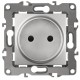Розетка 12-2105-03 2P, 16АХ-250В,  алюминий  Б0018256  ЭРА