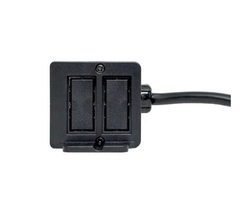 Встраиваемый настольный розеточный блок для крепления под столом, 8 модулей, C-Line, металлик  cl-vnbu-8-s  EKF