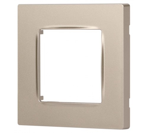 Рамка для розеток и выключателей  Серия 12 12-5201-04 на 1 пост, Классик, шампань  Б0067795  ЭРА