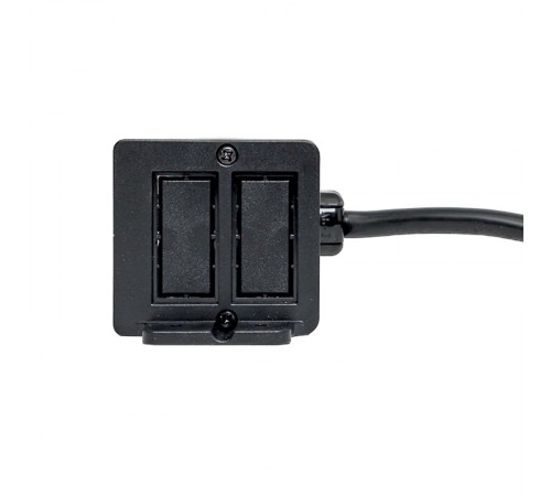 Встраиваемый настольный розеточный блок для крепления под столом, 8 модулей, C-Line, металлик  cl-vnbu-8-s  EKF