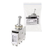 Выключатель-тумблер ТВ1-2 2P 250 В 5 А (8c) ON-OFF с фиксацией (2з+2р)  SQ0747-0401  TDM