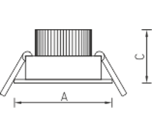 Указатель аварийный светодиодный DL SMALL 2021-5 LED WH 5,5Вт 1ч постоянный встраиваемый IP20  4501007350  Световые Технологии
