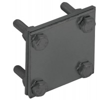 Заж. крес. с раз. пол.-пол. 40мм оц. сталь TD  ZCC68-13-1-40  IEK