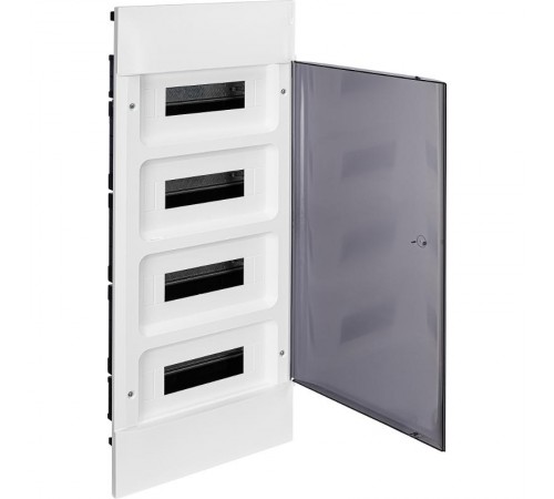 Practibox S Пластиковый щиток Встраиваемый 4X12 Дымчатая дверь  135554  Legrand