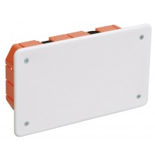 Коробка распределительная с/у 172х96x45 КМ41026 пластиковые лапки, с крышкой (для полых стен)  UKG11-172-096-045-P  IEK