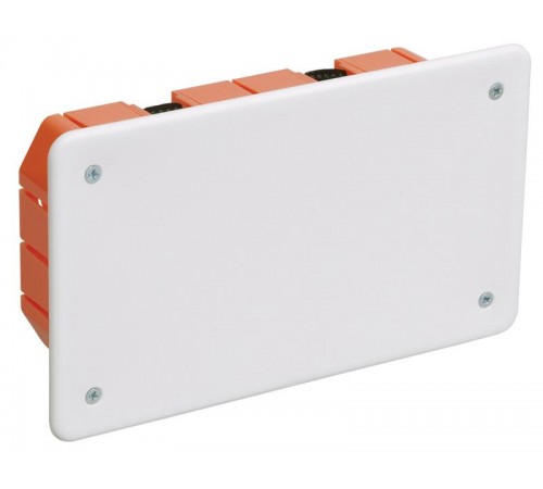 Коробка распределительная с/у 172х96x45 КМ41026 пластиковые лапки, с крышкой (для полых стен)  UKG11-172-096-045-P  IEK