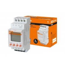 Реле времени РВМЦ-1с/100час-2х8А-24/230В-DIN (мнф.цифр., 24реж., 1с-100час, 24-230В АС/DC)  SQ1503-0026  TDM