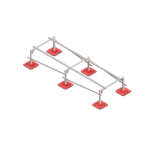 Опорная конструкция для установки оборудования TECHNORAPTOR FOOT 1000х3000  KM-TR-F-SSEI-1000-3000  КМ - профиль