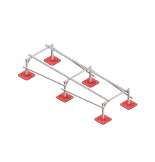 Опорная конструкция для установки оборудования TECHNORAPTOR FOOT 1000х3000  KM-TR-F-SSEI-1000-3000  КМ - профиль