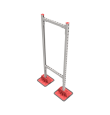 Опорная конструкция для гор. прямоуг. воздуховодов  TECHNORAPTOR LIGHTFOOT 500х1500  KM-TR-LTF-SSHRAD-500-1500  КМ - профиль