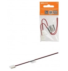 Коннектор для соединения светодиодной ленты шириной 8 мм с драйвером, (уп. 2 шт)  SQ0331-0401  TDM