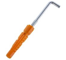 Шуруп-костыль 6х75 с универсальным дюбелем 10,0х61 (2шт) - пакет  114326  Tech-KREP