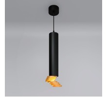 Подвес потолочный DLN103 GU10 черный/золото GU10 0*35Вт Eurosvet  a047750  Elektrostandard