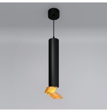 Подвес потолочный DLN103 GU10 черный/золото GU10 0*35Вт Eurosvet  a047750  Elektrostandard