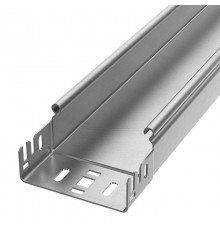 Лоток неперфорированный Профи INOX (AISI 304) 100х50x3000 (2,0 мм) (6 м/уп)  PR16.14079  Промрукав