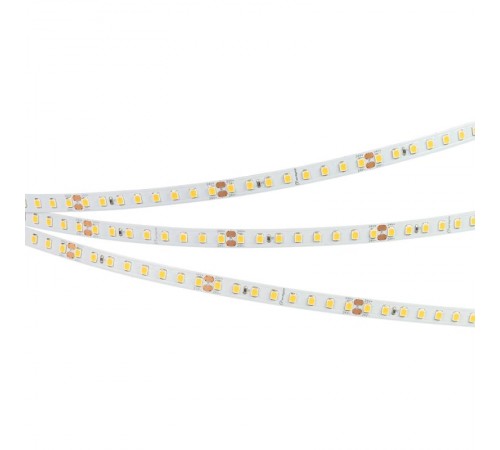Светодиодная лента RT-A128-8mm 24V Warm2700 (9.6 W/m, IP20, 2835, 5m) (Arlight, высок.эфф.150 лм/Вт)  038759  Arlight