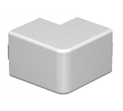 Крышка внешнего угла кабельного канала WDK 40x40 мм (ПВХ,светло-серый) (WDK HA40040LGR)  6182526  OBO Bettermann