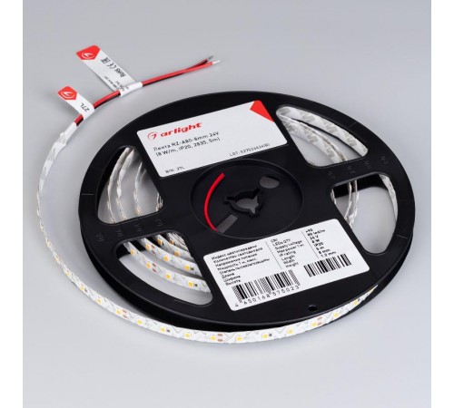 Лента RZ-A80-8mm 24V Warm3000 (8 W/m, IP20, 2835, 5m) (Arlight, -)  046015 Arlight