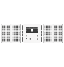 Смарт радио DAB+ Bluetooth, стерео; белый DABCD2BTWW Jung