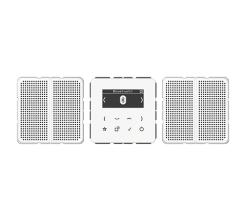 Смарт радио DAB+ Bluetooth, стерео; белый DABCD2BTWW Jung