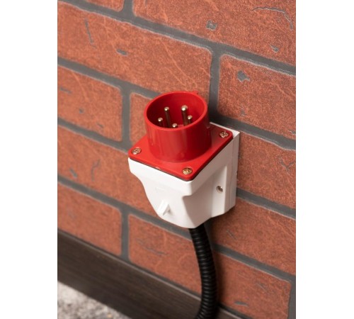 Вилка стационарная 515 3Р+РЕ+N 16А 380В IP44 EKF PROxima  ps-515-16-380  EKF