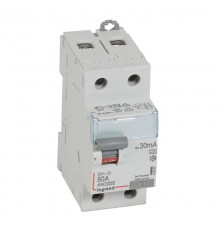 Выключатель дифференциальный (УЗО) DX3-ID 2п 80А 30мА тип A  411557  Legrand
