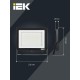 Прожектор светодиодный СДО 06-100 100Вт 6500К IP65 черный  LPDO601-100-65-K02  IEK