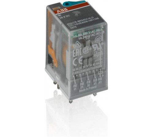 Реле CR-M024DC2 24B DC 2ПК (12A)  1SVR405611R1000  ABB