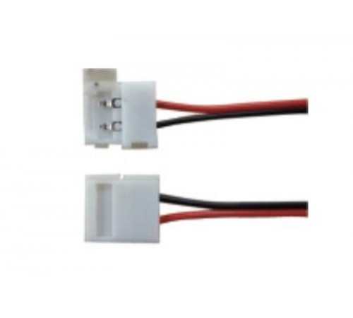 Разъем гибкий с проводом для LED ленты 4,8 и 9,6W/m IP20 8mm (соединение 2х лент) (10 шт. в упак.)  V4-R0-70.0024.KIT-1021  VARTON