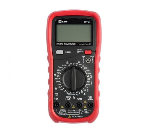 Мультиметр цифровой MY64 EKF ExpertIn-180701-pm64EKF