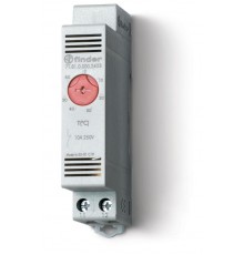 Щитовой термостат для включения обогрева; диапазон температур -20...+40°C; 1NС 10A; модульный, ширина 17.5мм  7T8100002401  Finder