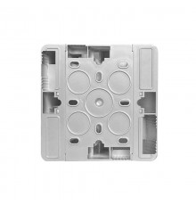 Коробка накладная квадратная на 1 пост, 86х86 (серебристый)  201331  SPL