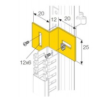 Кронштейн для перф. кабель-канала (100шт)  EV1130  ABB