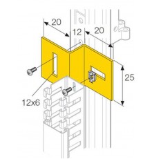 Кронштейн для перф. кабель-канала (100шт)  EV1130  ABB