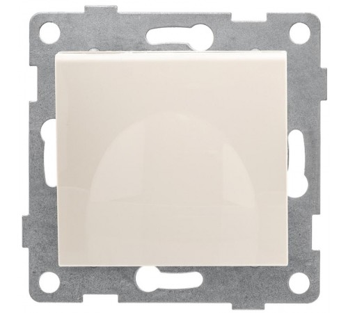 Bravo Розетка 1-ой с/з с з/ш и крышкой, СУ , 16А, 250В, беж  С10Р91-003  GUSI Electric