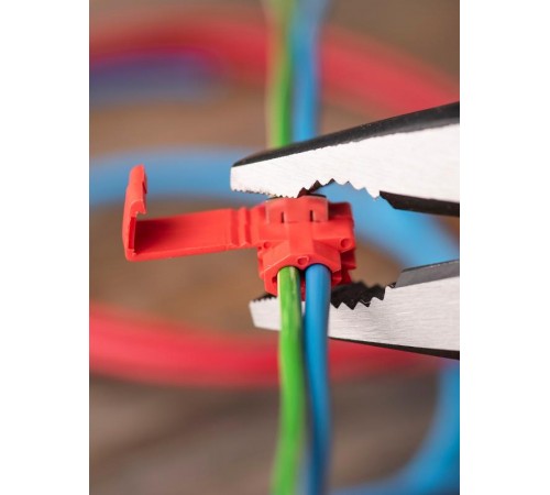 Ответвитель прокалывающий ОВ-1 0,5-1,5 мм2 красный (50шт.) EKF PROxima  plc-ov-0.5-1.5  EKF