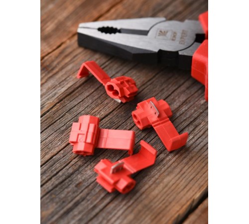 Ответвитель прокалывающий ОВ-1 0,5-1,5 мм2 красный (50шт.) EKF PROxima  plc-ov-0.5-1.5  EKF